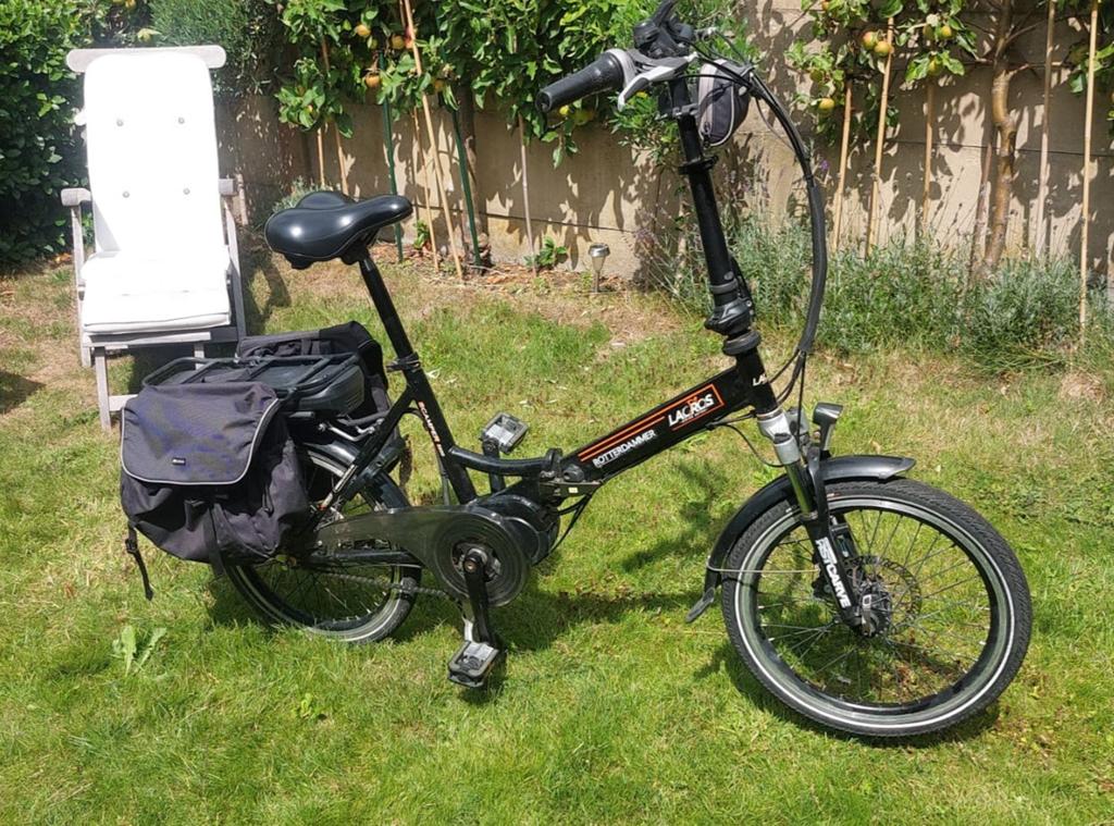 Vélo pliant électrique Lacros Scamper S600, noir mat, Enlèvement