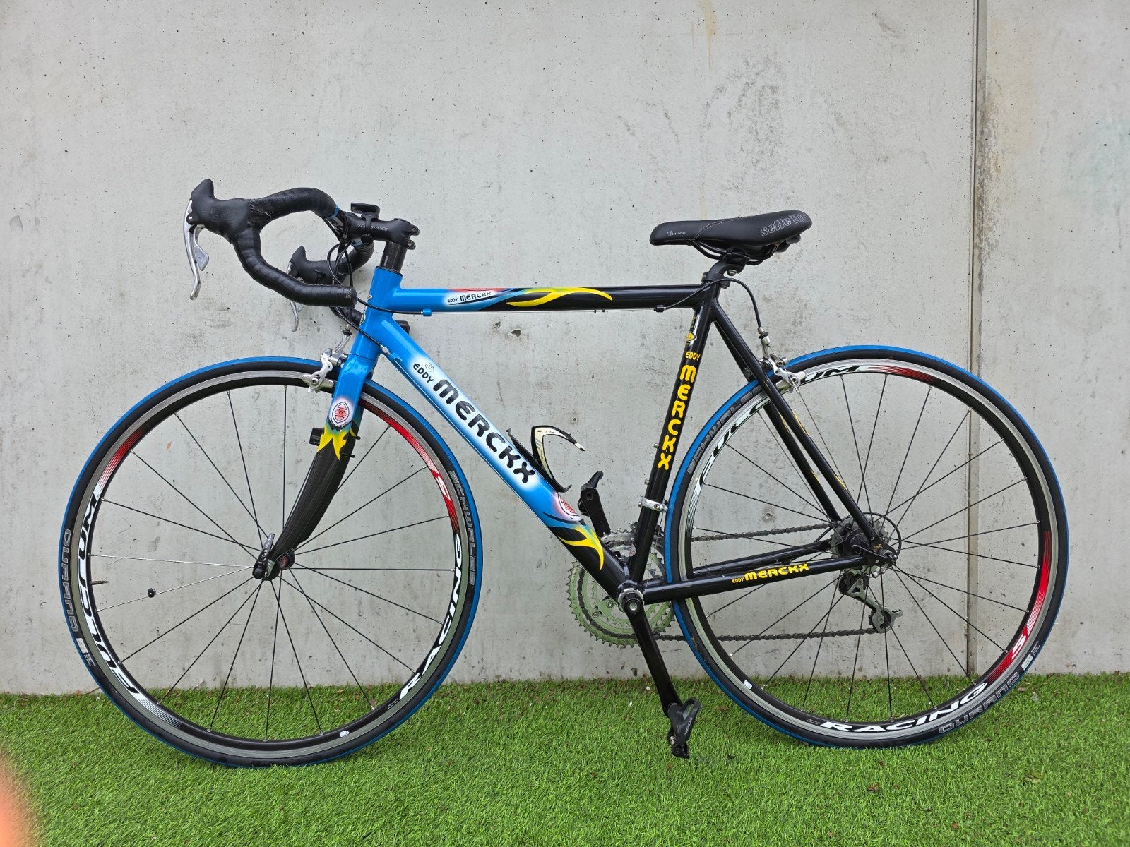 Eddy Merckx Team SC Domo-Farm Frites 2001 | Maat 56 Vintage, Fietsen en Brommers, 28 inch, Velgrem, Aluminium, Meer dan 20 versnellingen