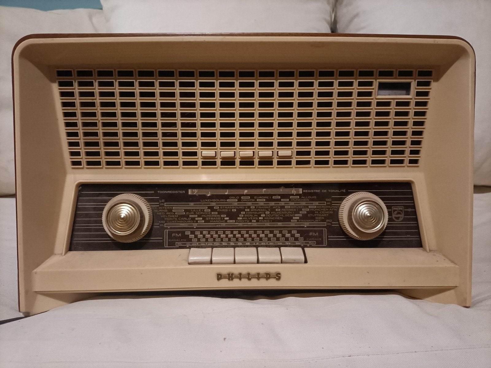 Philips B4X82A uit 1958, Antiquités & Art, Antiquités | TV & Hi-Fi, Enlèvement
