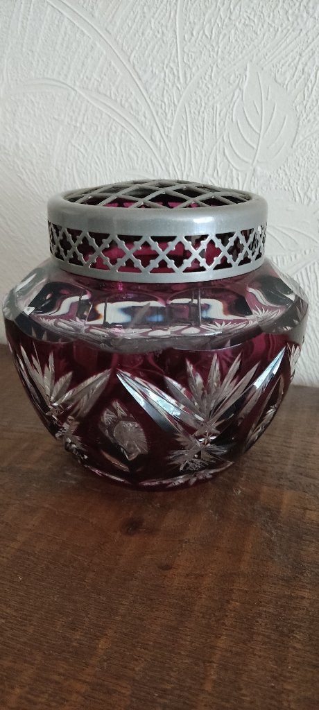 Kristallen bloemenvaas, Ophalen