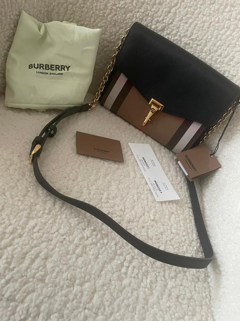 Sac à bandoulière Burberry Macken — Nouveau, Enlèvement, Neuf, Noir