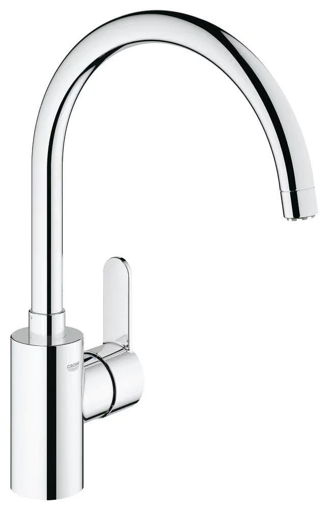 Grohe lage drukkraan gootsteen, Ophalen of Verzenden, Nieuw, Chroom, Kraan