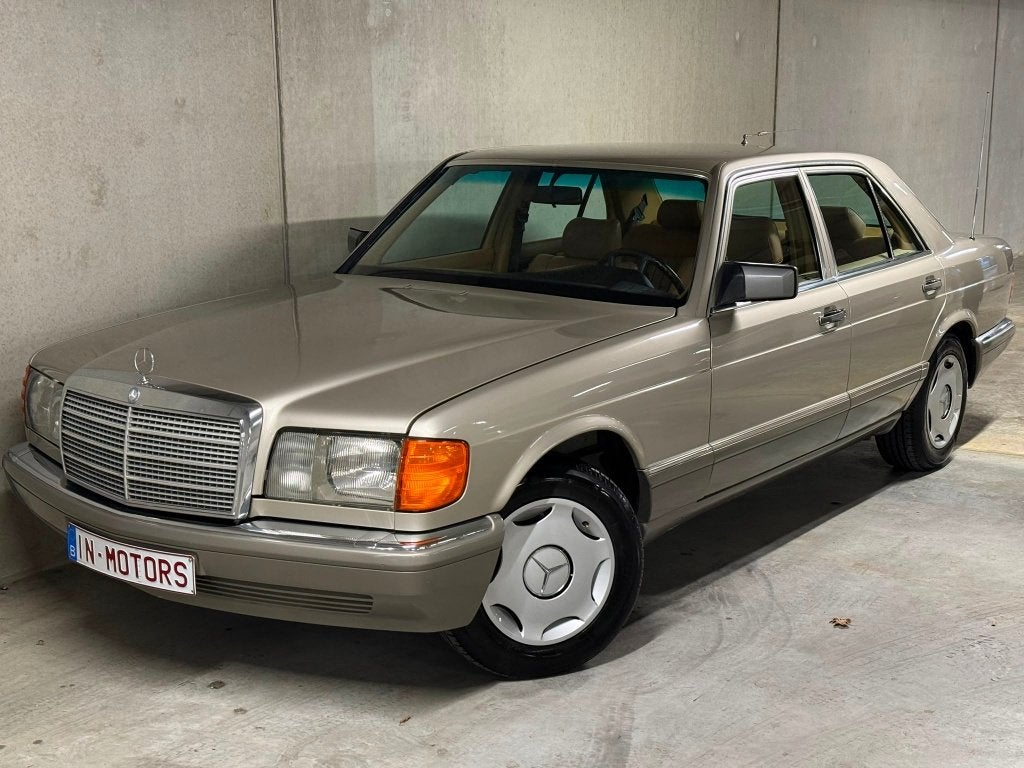 Mercedes-Benz 420 SE V8 | BELG. | 2 EIG. | ORGINEEL | AIRCO, Auto's, Automaat, Achterwielaandrijving, 8 cilinders, Overige kleuren