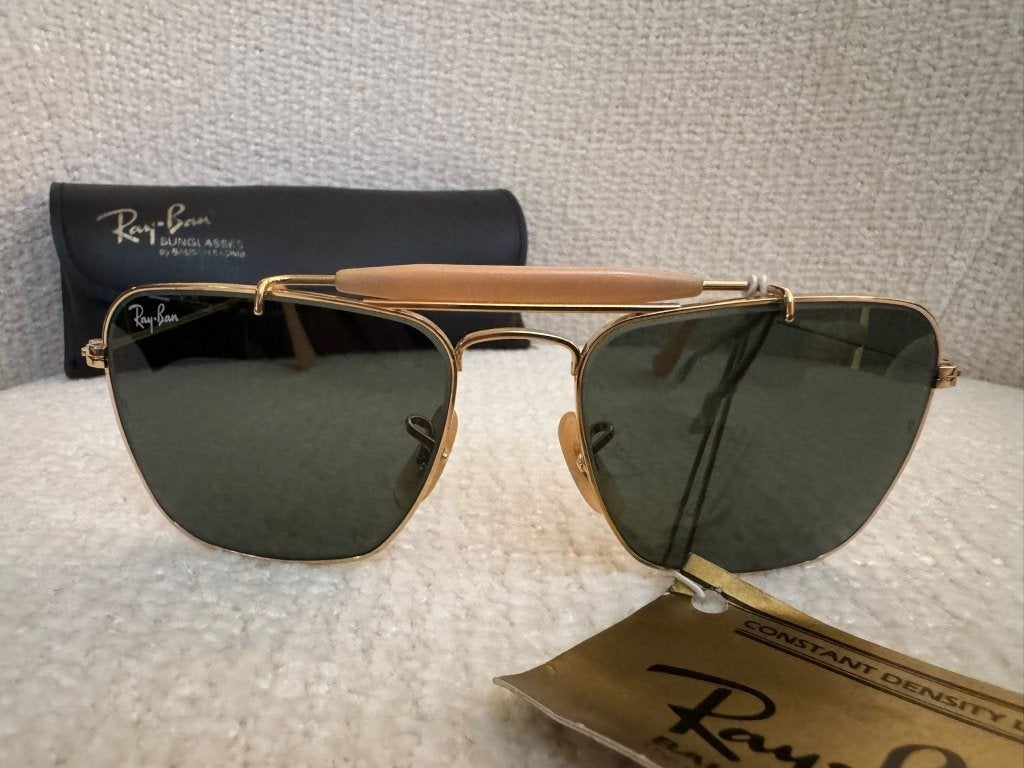 Vintage B&L Ray-ban Caravan Outdoorsman 52mm zonnebril CO21, Zonnebril, Overige kleuren, Nieuw, Ophalen of Verzenden