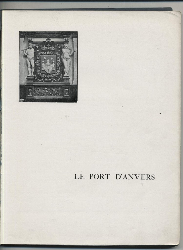 Le Port d'Anvers: Busschman Anvers ca 1913, Ophalen of Verzenden, Gelezen