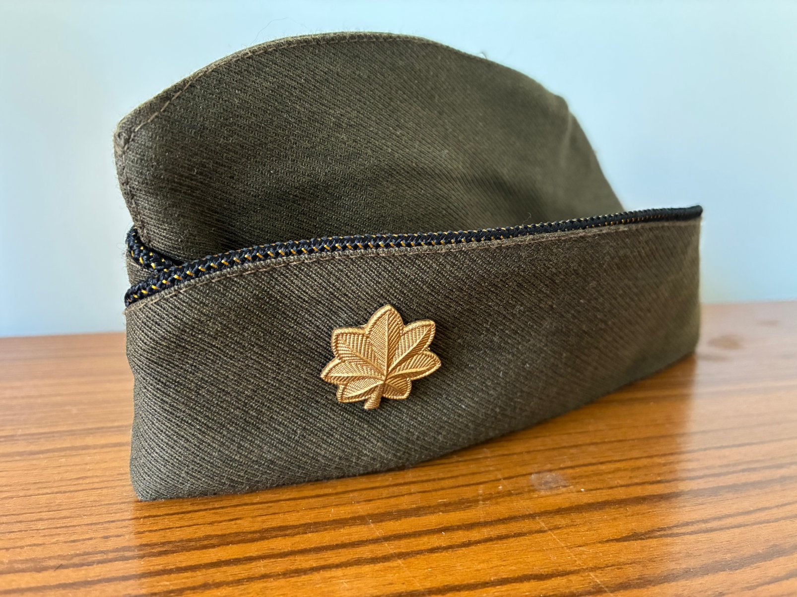 USAAAF WWII overseas cap , rang Major, Verzamelen, Militaria | Algemeen, Ophalen of Verzenden