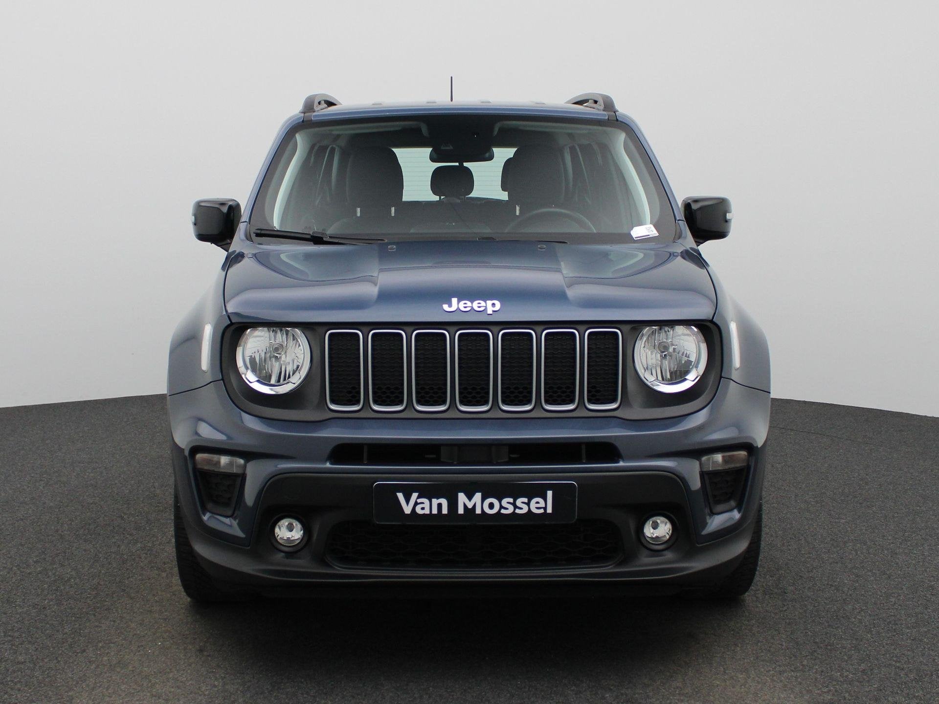 Jeep Renegade 1.5 Turbo T4 130 4x2 MHEV DCT7 Limited PDC A |, Stof, Gebruikt, 4 cilinders, Blauw