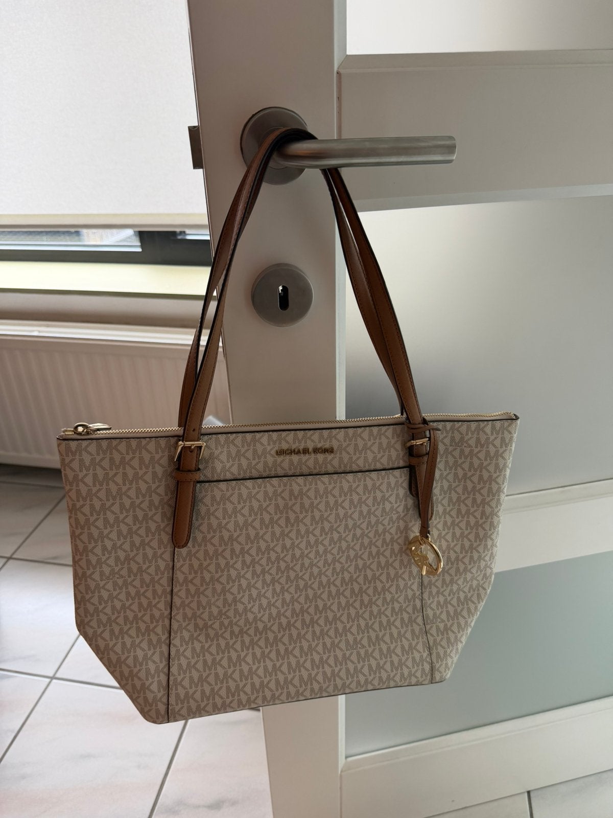 Grand sac à main blanc Michael Kors, Bijoux, Sacs & Beauté, Enlèvement, Neuf, Sac à main