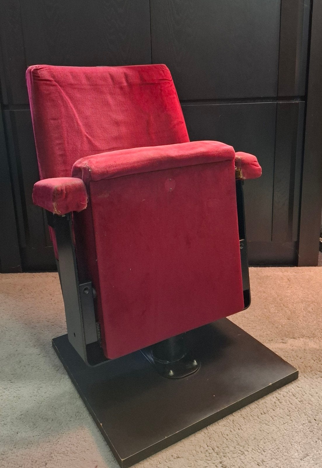 Oude cinémastoelen 6st., Huis en Inrichting, Fauteuils, Ophalen, Gebruikt