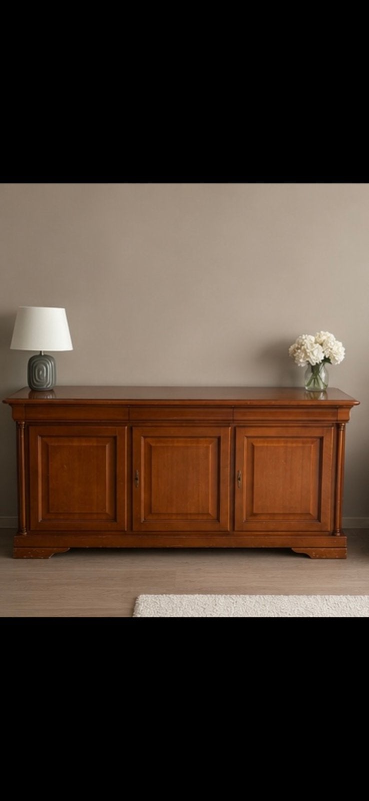 Buffet salon, Avec tiroir(s), Cerisier, 100 à 150 cm, Enlèvement