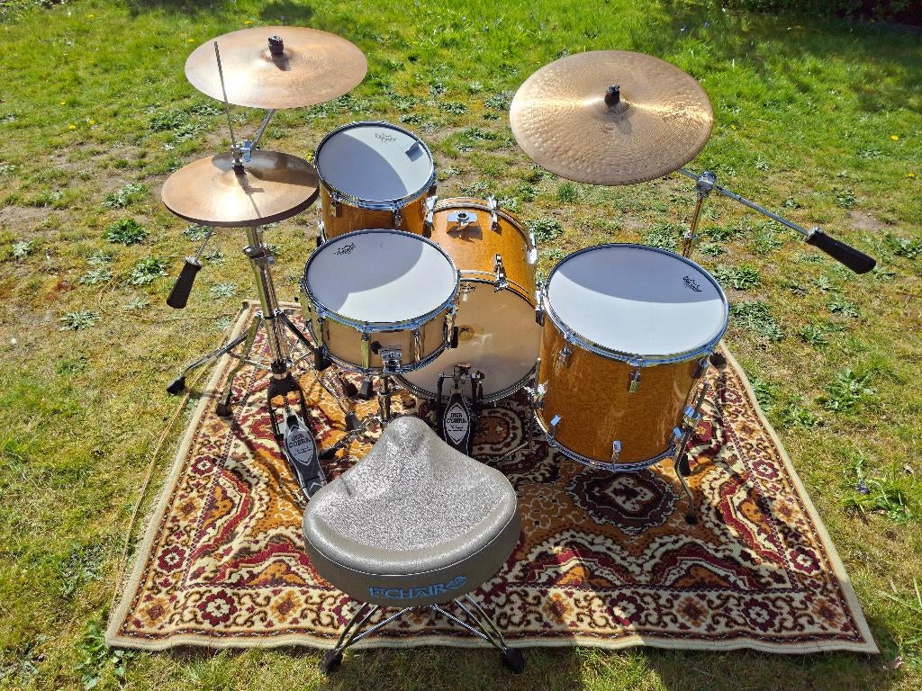 Complete set: Tama RM/Artwood/Iron Cobra/Paiste 2002 BL, Muziek en Instrumenten, Drumstellen en Slagwerk, Ophalen, Gebruikt, Tama