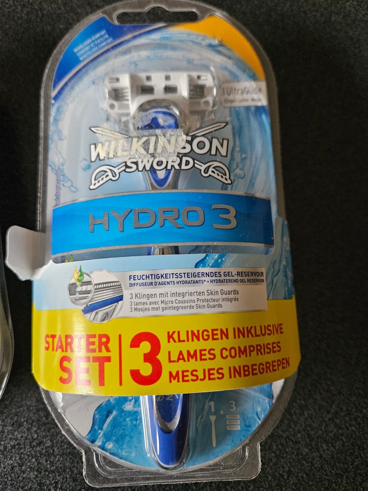 Wilkinson sword hydro 3 incl 4 mesjes, nieuw, Handtassen en Accessoires, Uiterlijk | Gezichtsverzorging, Ophalen of Verzenden