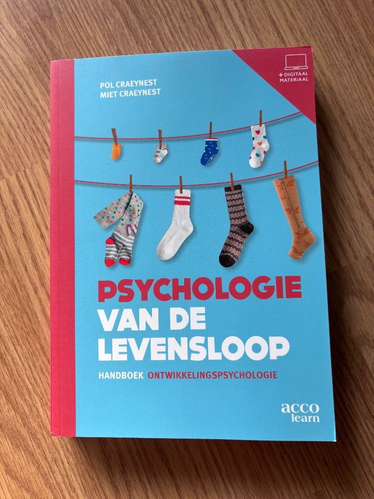 Psychologie van de levensloop, Verzenden, Nieuw, Hoger Onderwijs, Acco
