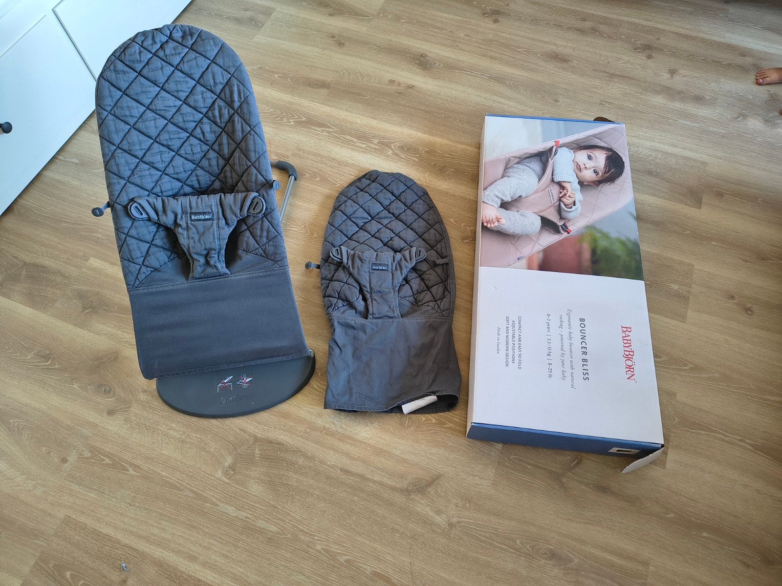 Babybjörn wipstoel, Kinderen en Baby's, Overige merken, Gebruikt, Wipstoel, Met gordel(s) of riempje(s)