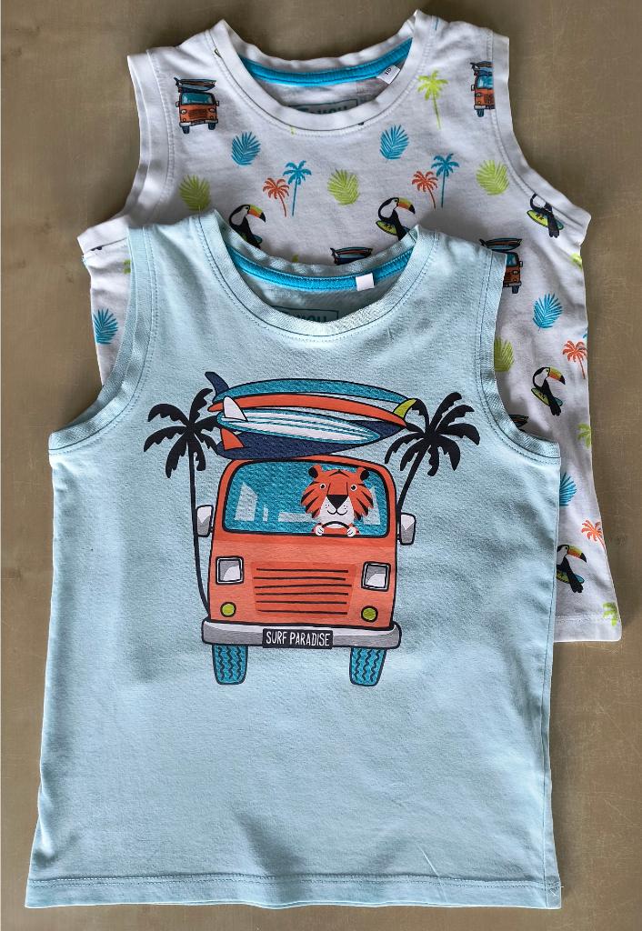 Set van 2 tanktops c&a, maat 110, Enfants & Bébés, Vêtements enfant | Taille 110, Garçon, C&A, Enlèvement ou Envoi, Chemise ou À manches longues