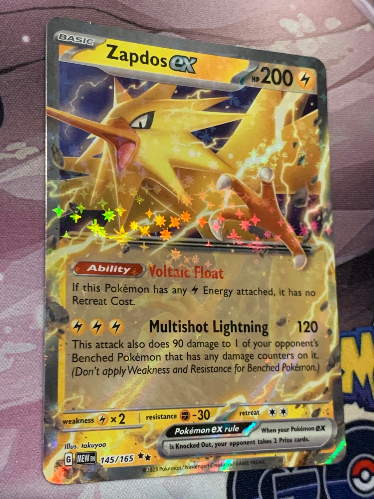 Zapdos ex 145/165, Ophalen of Verzenden, Nieuw, Losse kaart, Foil