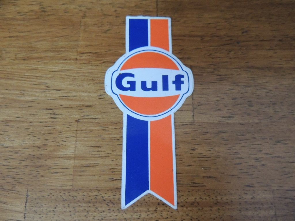 gulf sticker, Ophalen of Verzenden, Zo goed als nieuw