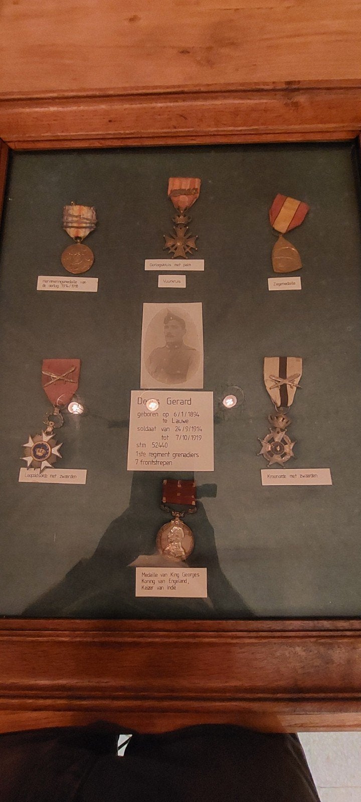 medailles van oudstrijder eerste wereldoorlog, Ophalen, Lintje, Medaille of Wings