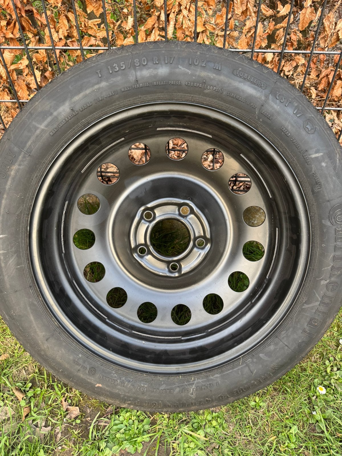 BMW E60 E61 X3 reservewiel thuiskomer, Auto-onderdelen, Ophalen, Nieuw, 17 inch, 135 mm