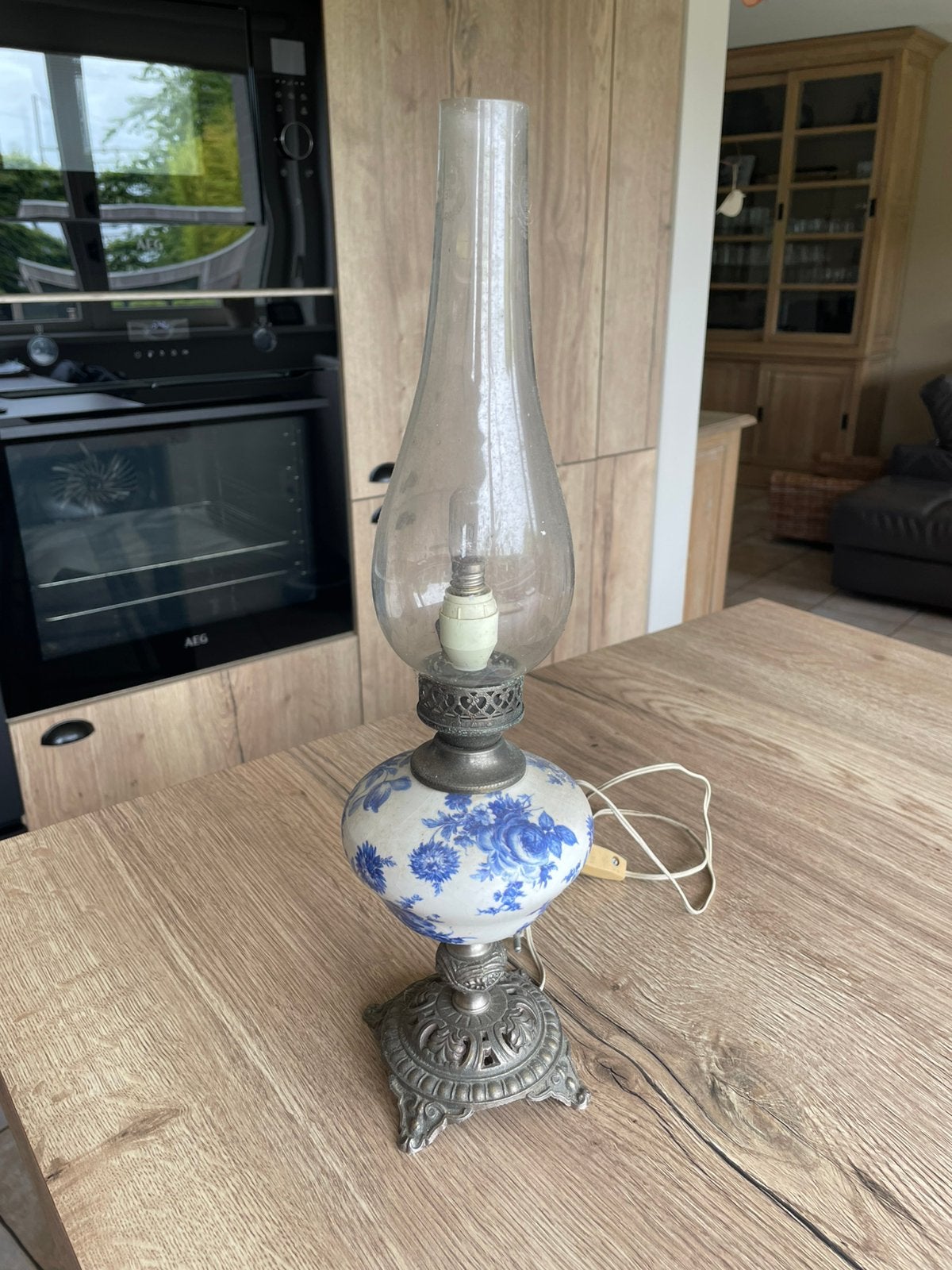 Oude werkende lamp, Antiek en Kunst, Antiek | Verlichting, Ophalen