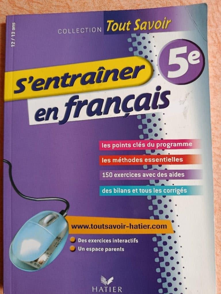 S'entraîner en français 5e — All Savoir, Enlèvement ou Envoi, Comme neuf, Non-fiction, Denis Anton