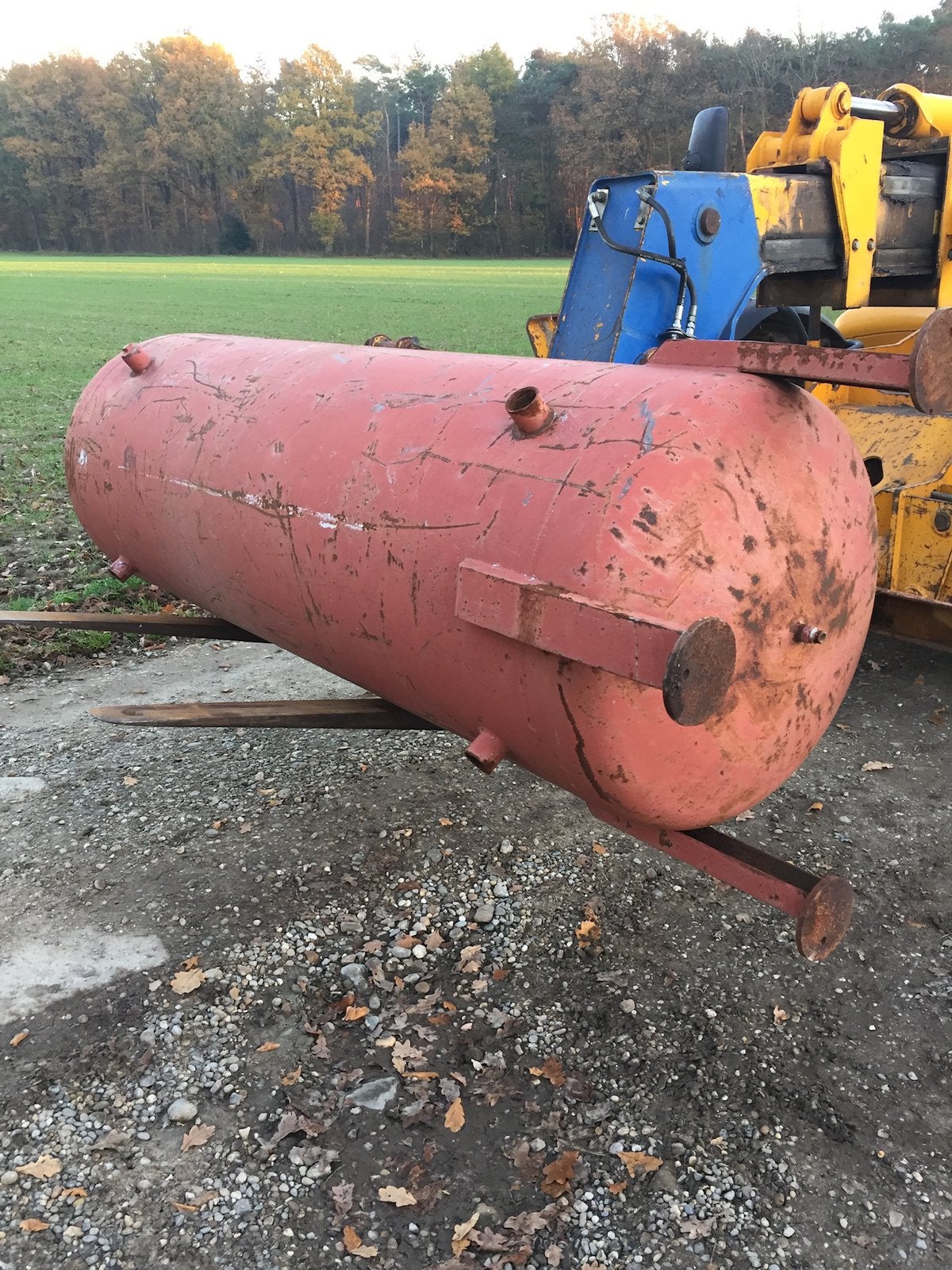 Drukvat compressor, Ophalen