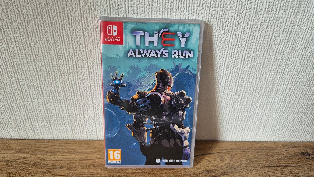 They always run nintendo switch red art games, Ophalen of Verzenden, Zo goed als nieuw