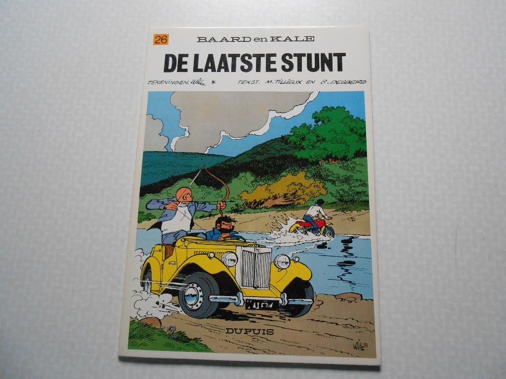 baard en kale 26 De laatste stunt 1978 1ste druk., Boeken, Eén stripboek, Nieuw, Ophalen of Verzenden, Will/Desberg