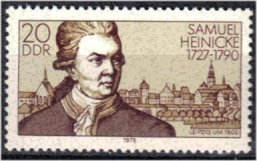 Duitsland DDR 1978 - Yvert 1983 - Samuel Heinicke (PF), Verzenden, DDR, Postfris