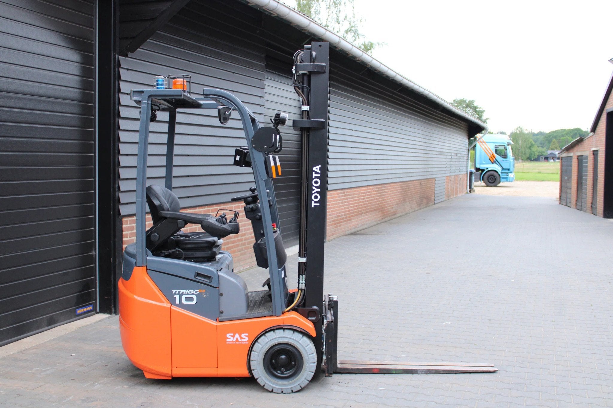 Toyota 7FBEST10 heftruck elektrische triplex sidesift, Zakelijke goederen, Machines en Bouw | Heftrucks en Intern transport, 1000 tot 2000 kg
