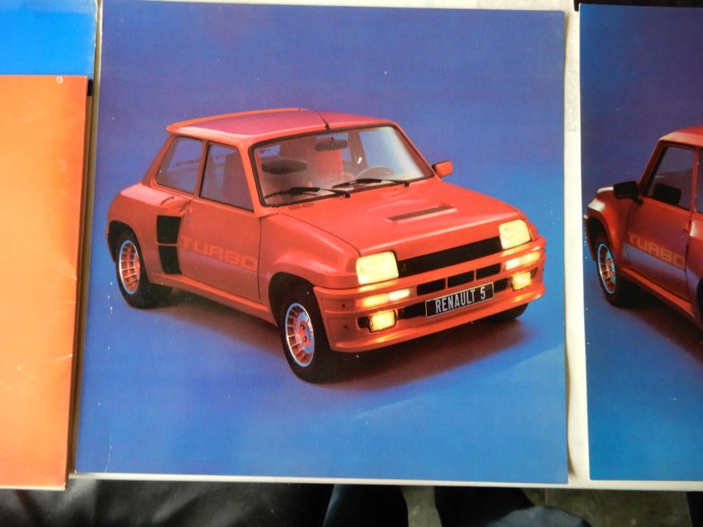 Brochure R5 Turbo 1 in goede staat, Ophalen, Renault