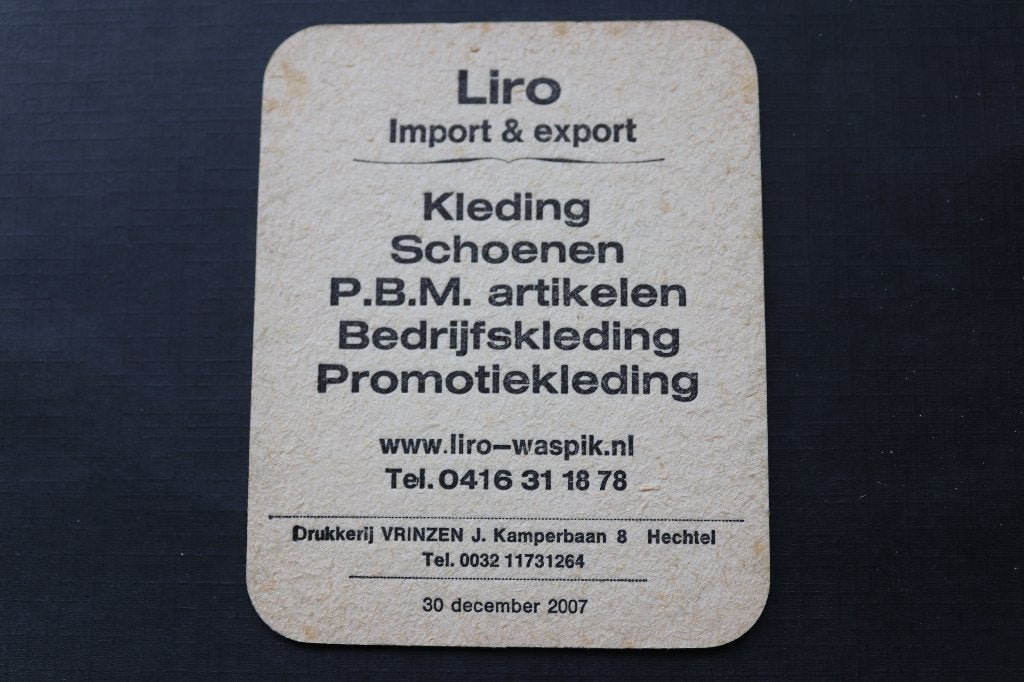 bierviltje palm, Verzamelen, Biermerken, Ophalen of Verzenden, Zo goed als nieuw, Viltje(s), Palm