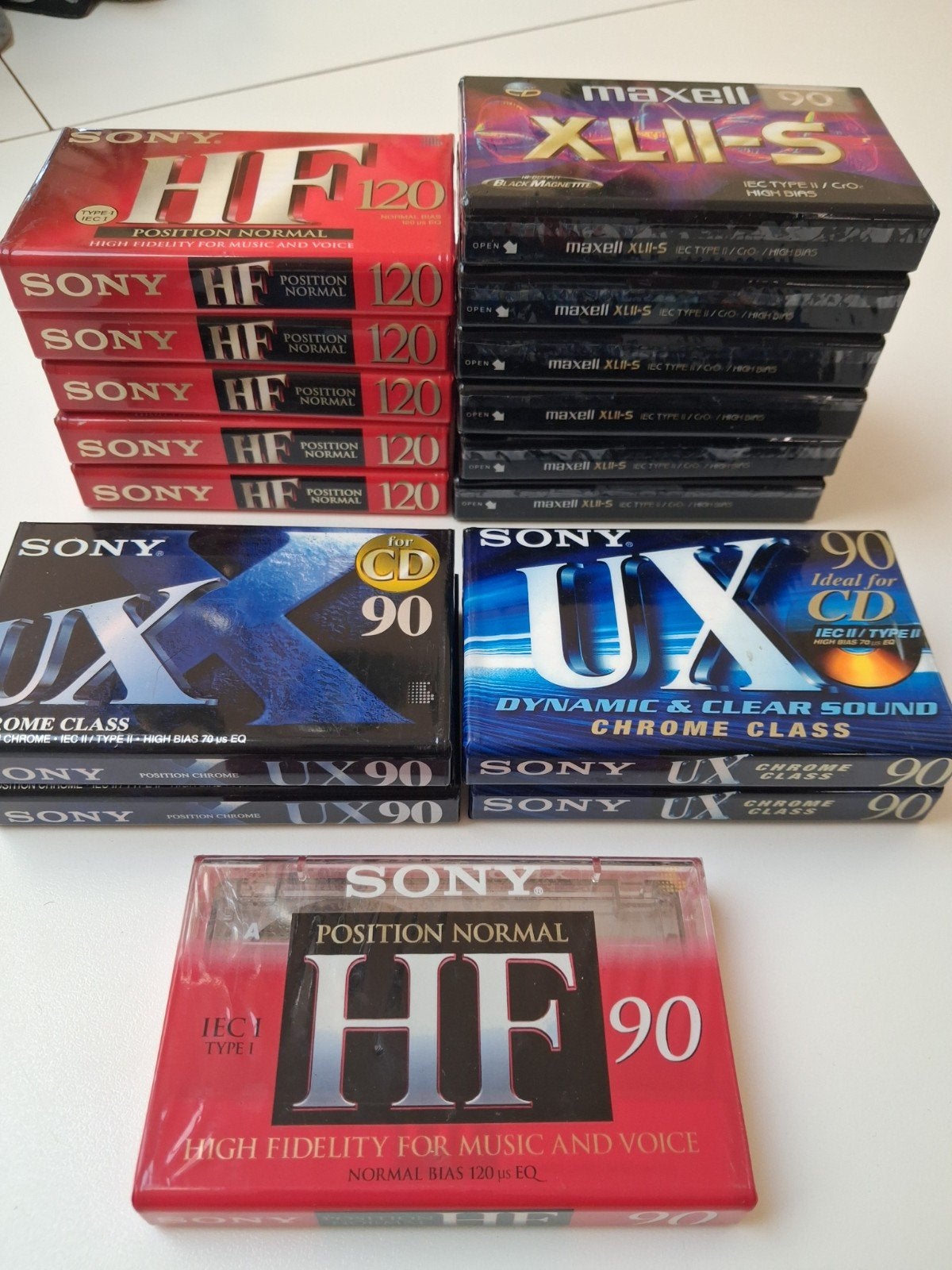 Cassettes Sony Maxell, Enlèvement ou Envoi, Vierge