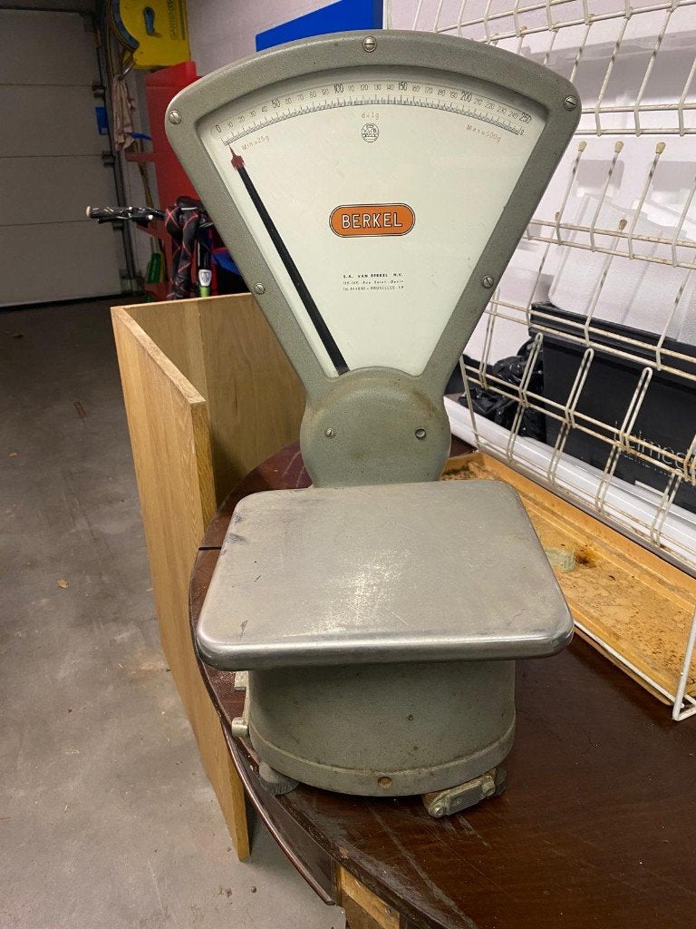 Berkel vintage weegschaal, Ophalen, Keukenweegschaal, Gebruikt, Minder dan 10 kg