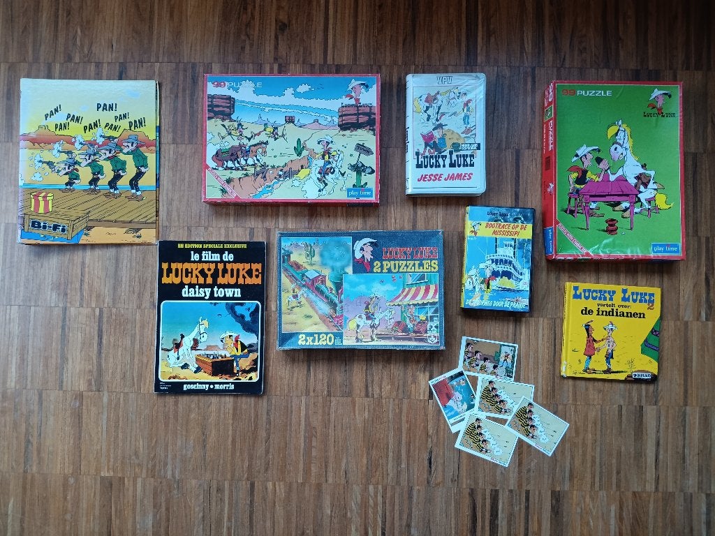 Verzameling Lucky Luke, Verzamelen, Stripfiguren, Gebruikt, Boek of Spel, Overige figuren, Ophalen of Verzenden