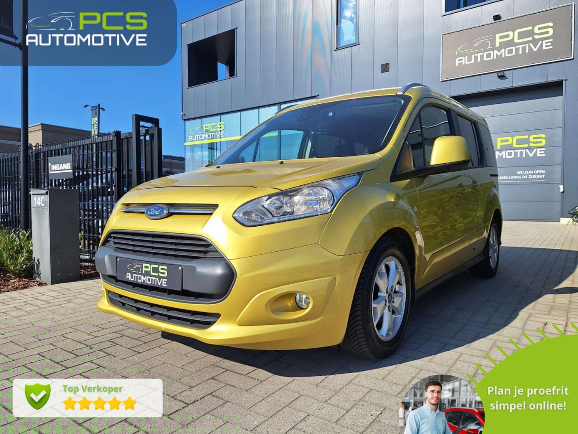 Ford Tourneo Connect 1e Eigenaar / 1.0 Benzine / 2018 / 12 m, Autos, Ford, Achat, 998 cm³, Entreprise, Boîte manuelle