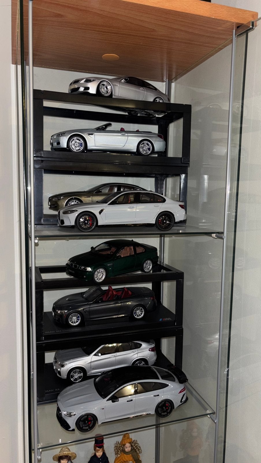 1:18 Bmw modelautos schaalmodellen + 1 Mercedes, Enlèvement, Comme neuf, Voiture