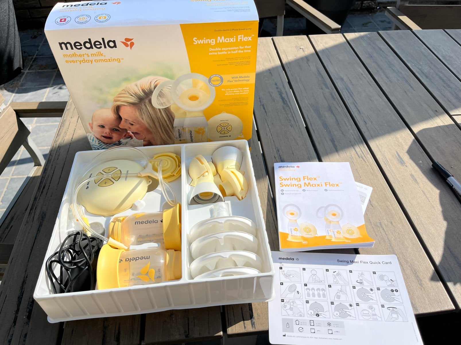 Tire-lait Medela Swing Maxi Flex, Enfants & Bébés, Neuf, Enlèvement ou Envoi, Medela, Portable