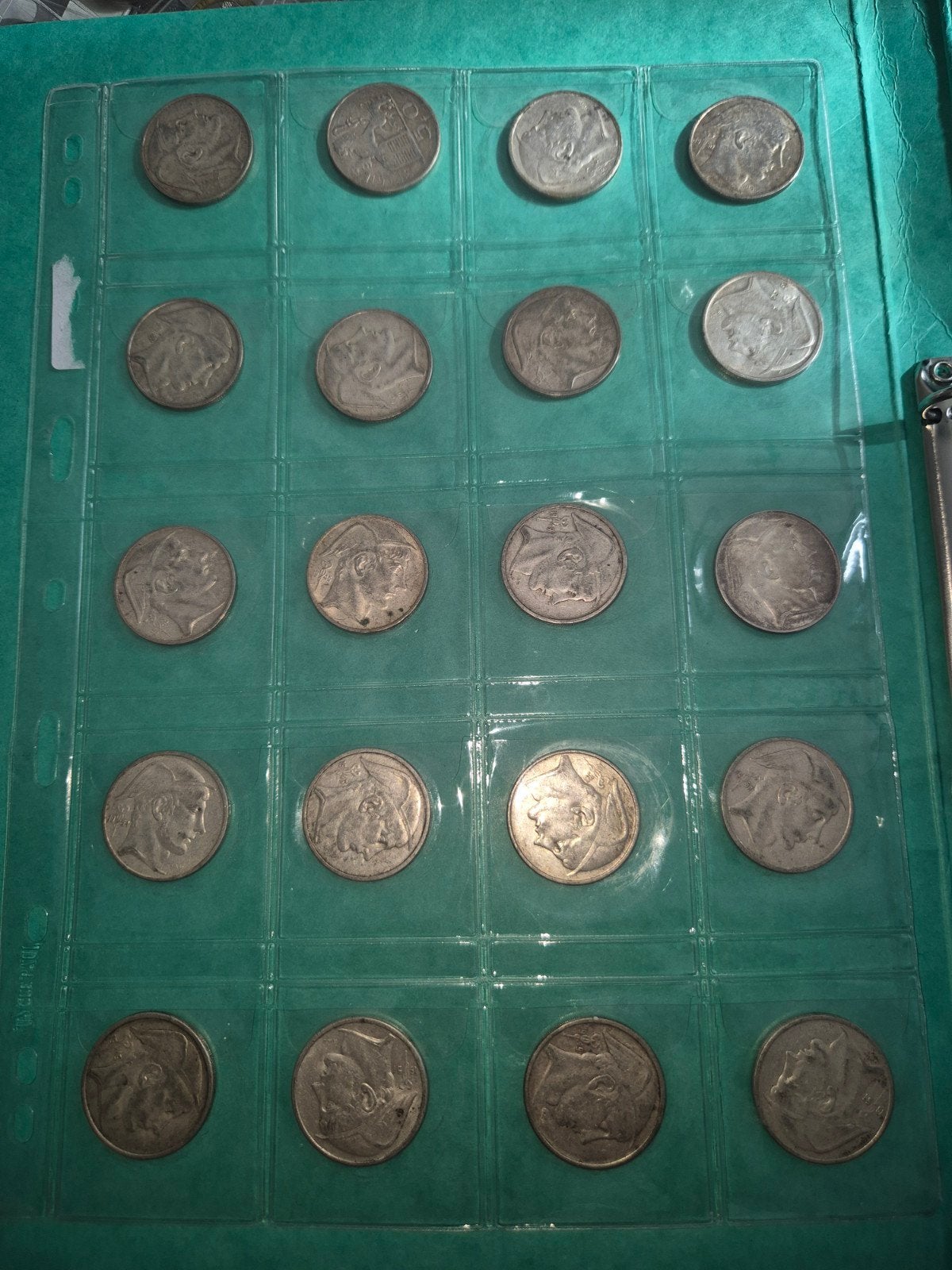 lot 20x 50 francs mercure argent, Enlèvement ou Envoi, Monnaie
