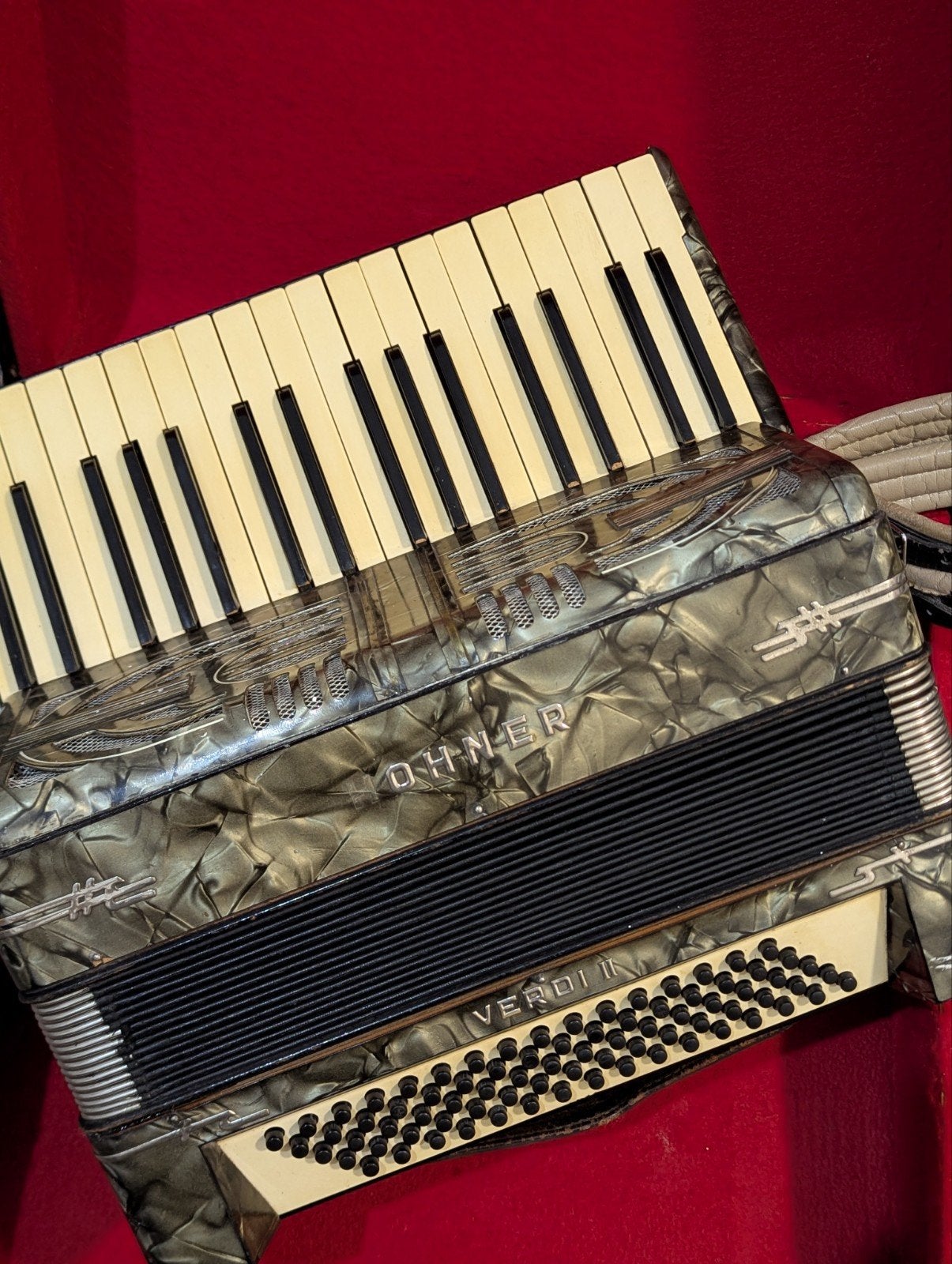 Hohner verdi 2  80 bass, Muziek en Instrumenten, Ophalen of Verzenden, Hohner
