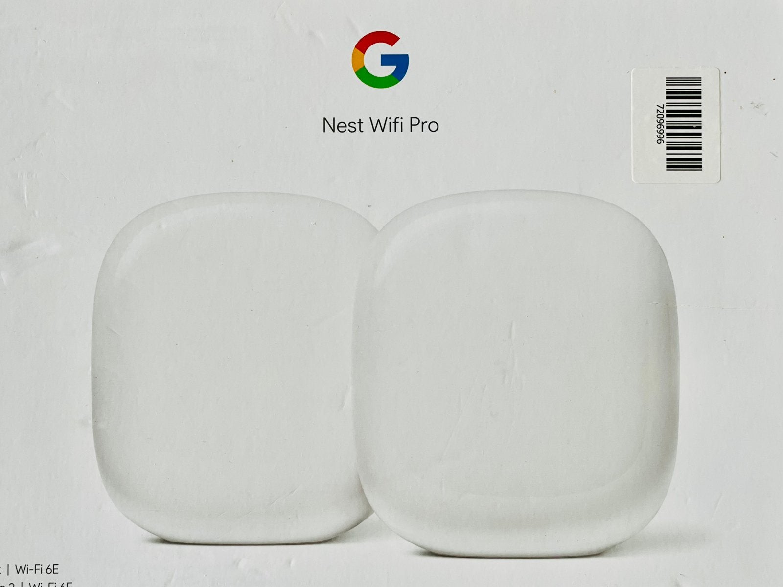 Google Nest Wifi Pro (2 stuks!), Ophalen of Verzenden, Zo goed als nieuw