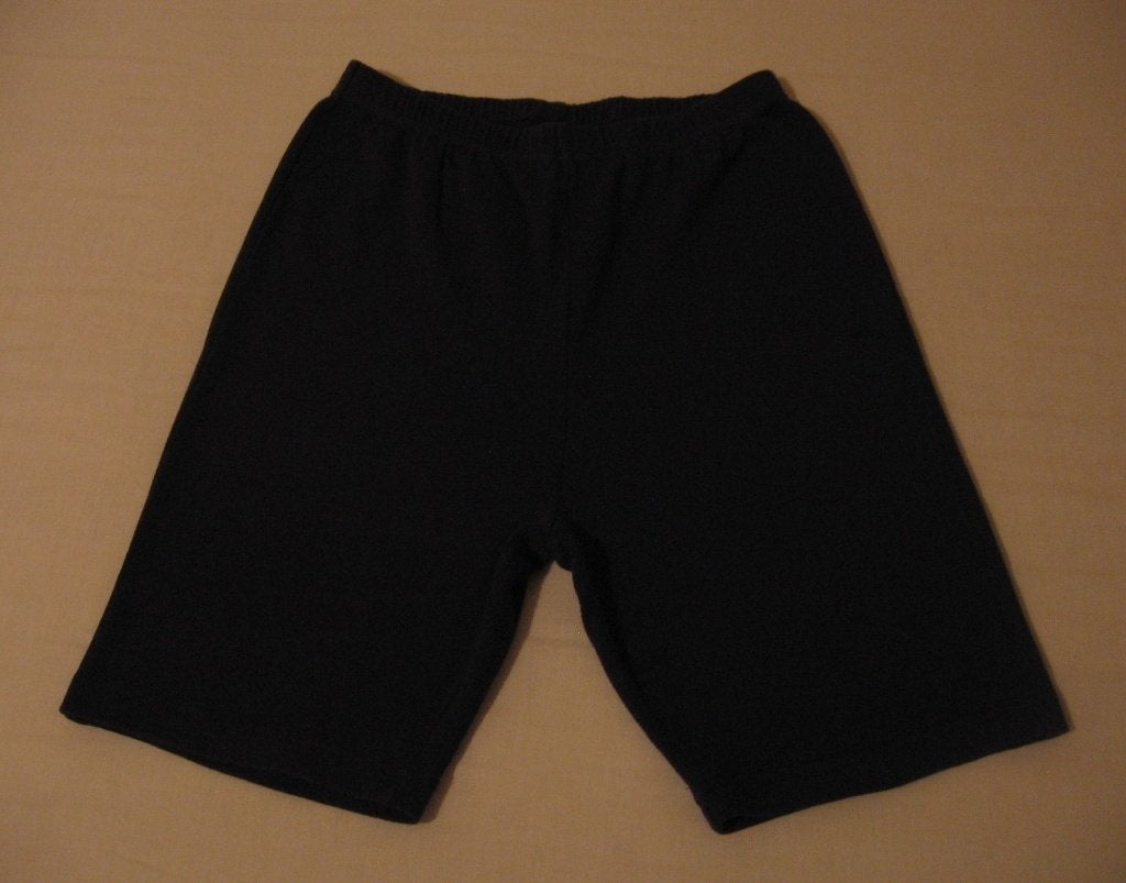 Donkerblauw korte legging boven de knie, M, Kleding | Dames, Ophalen of Verzenden, Zo goed als nieuw