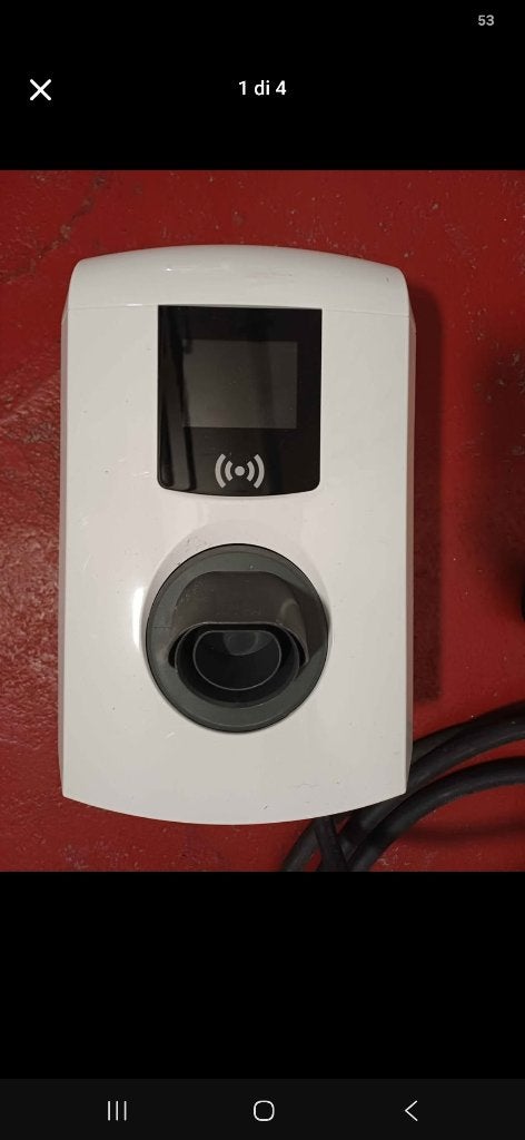 Borne Alfen Eve Single Pro-Line, câble intégré, jusqu'à 22kW, Enlèvement, Comme neuf, Borne de recharge