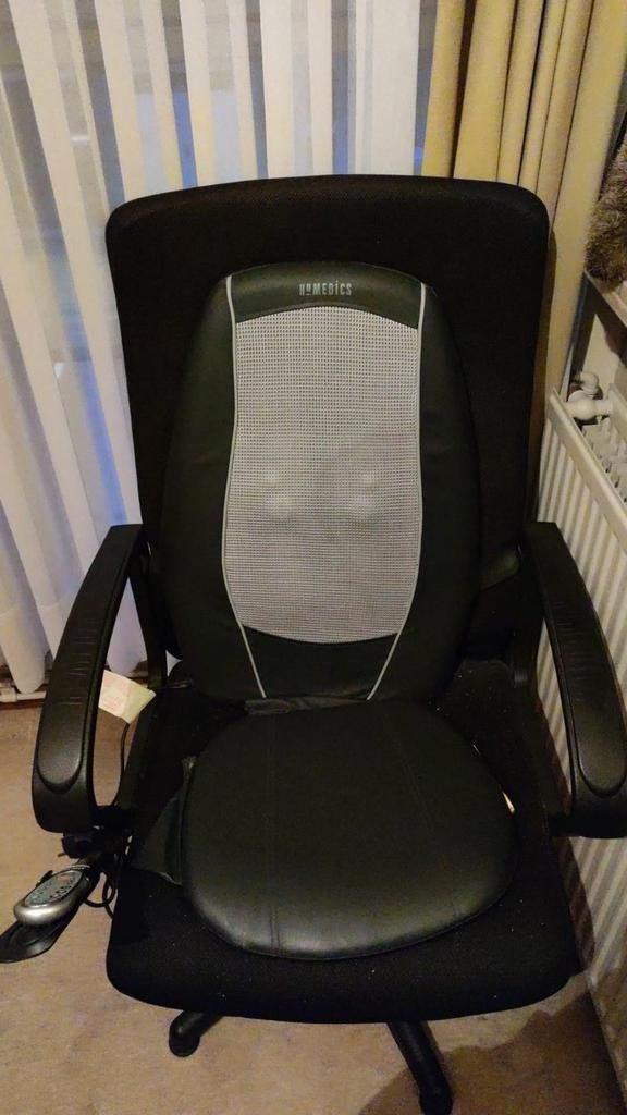 Homedics massagestoel - Ontspanning thuis!, Ophalen, Balstoel, Zwart, Zo goed als nieuw