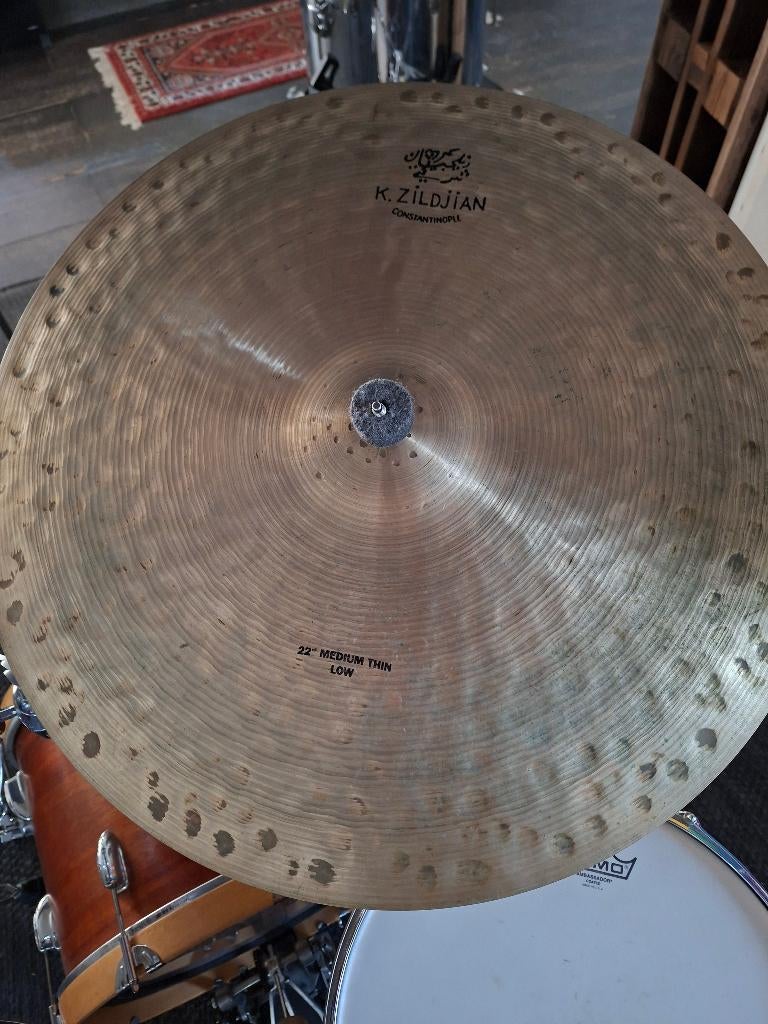 Zildjian K Constantinople 22" medium thin low ride, Muziek en Instrumenten, Ophalen, Gebruikt, Overige merken
