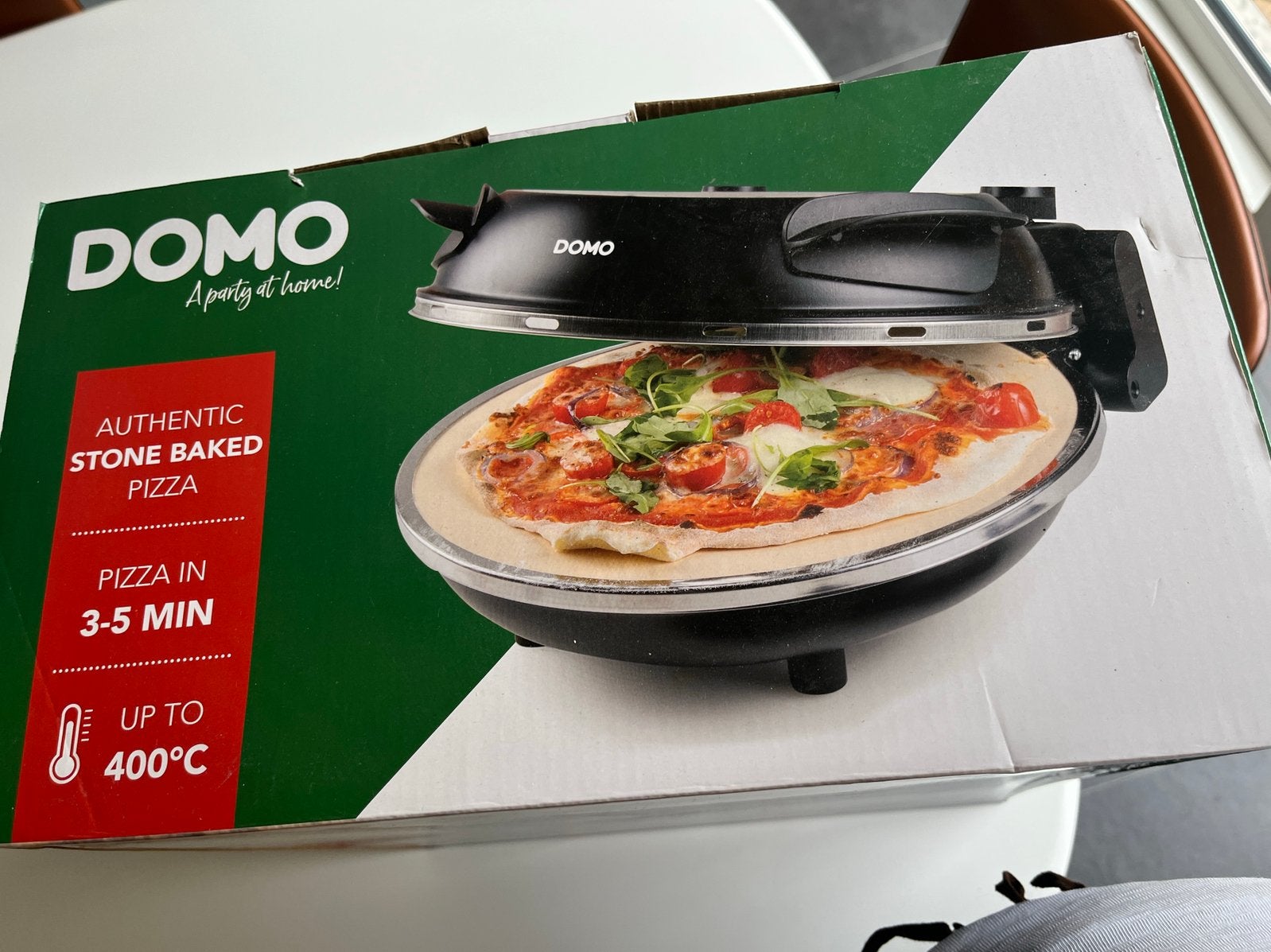 DOMO electrische Pizza oven, Tuin en Terras, Ophalen, Nieuw