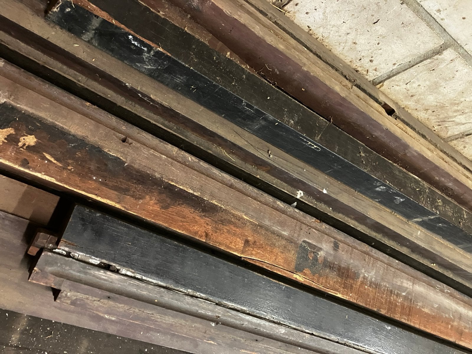 Lot herbruikbaar droog AFZELIA-hout, 1m3., Ophalen, Zo goed als nieuw
