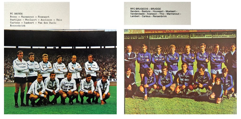 Postkaarten van oude voetbalploegen Zeldzame, Ophalen of Verzenden