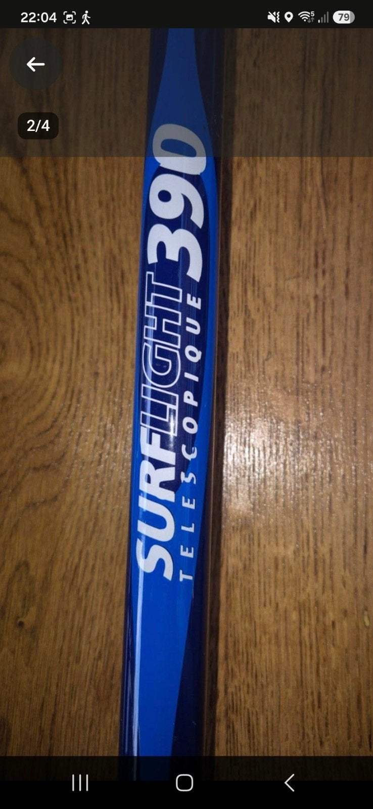 zee tele hengel 390cm Cw 80/120, Watersport en Boten, Ophalen of Verzenden, Nieuw, Werphengel