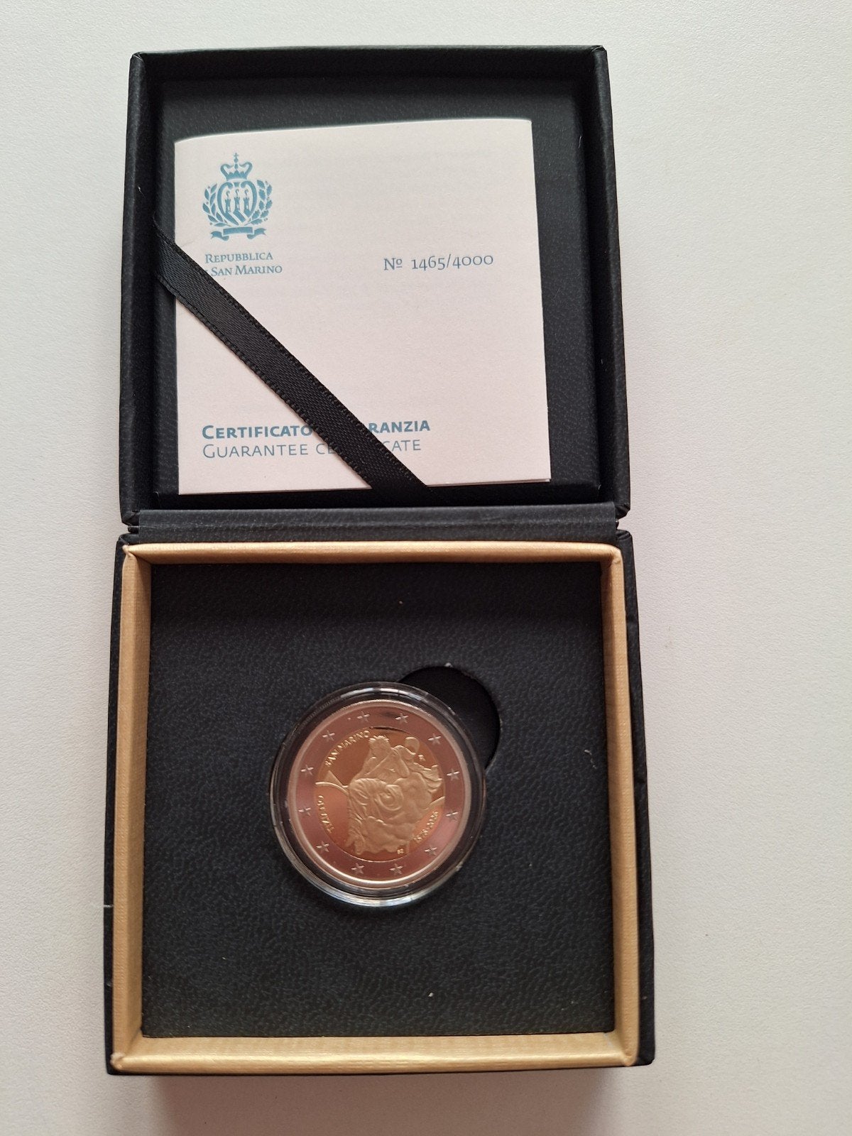 San marino Tiziani proof, Timbres & Monnaies, Enlèvement ou Envoi